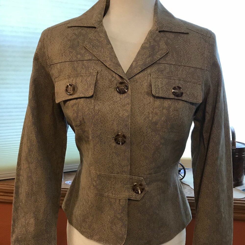 Worthington Petites 8P NWOT Jacket w/Peplum style waist
